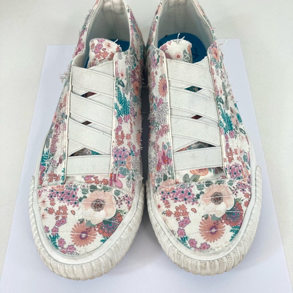 Floral  Blowfish Slip On Canvas Sneakers